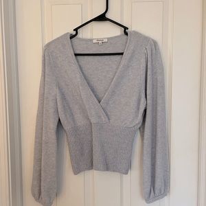 Madewell wrap sweater